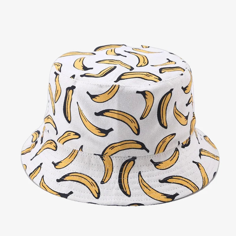 Banana Bucket Hat White