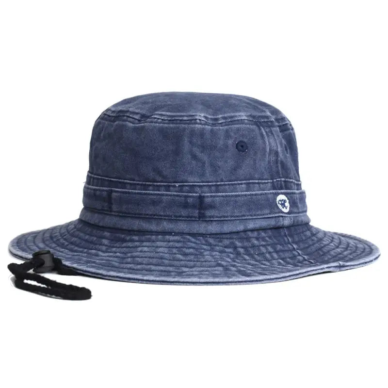 Bleached Denim Bucket Hat Blue