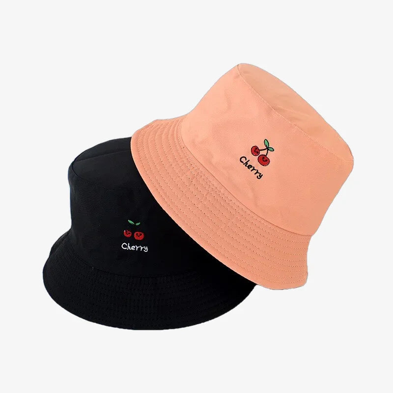 Bucket Hat Cherry Orange