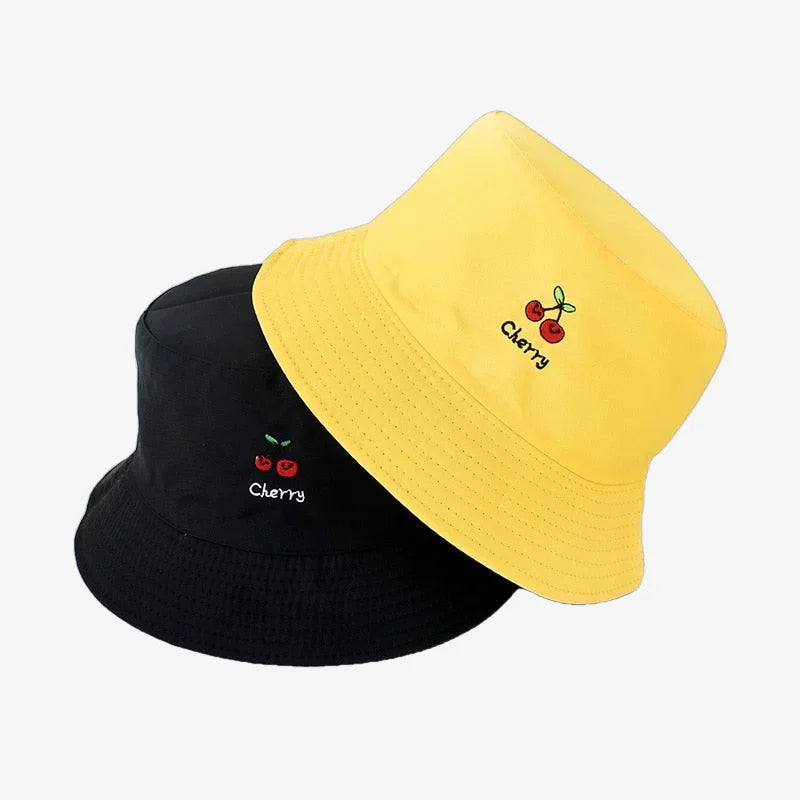 Bucket Hat Cherry Yellow