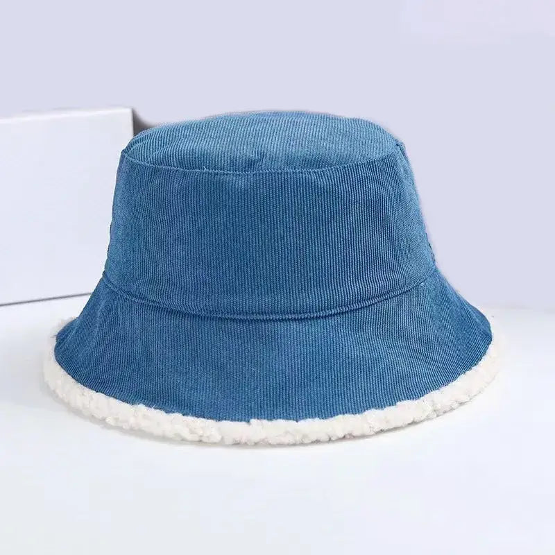 Bucket Hat Corduroy Blue