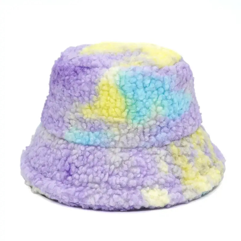 Bucket Hat Fleece Purple