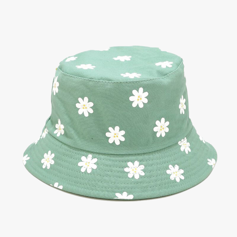 Bucket Hat Floral Green