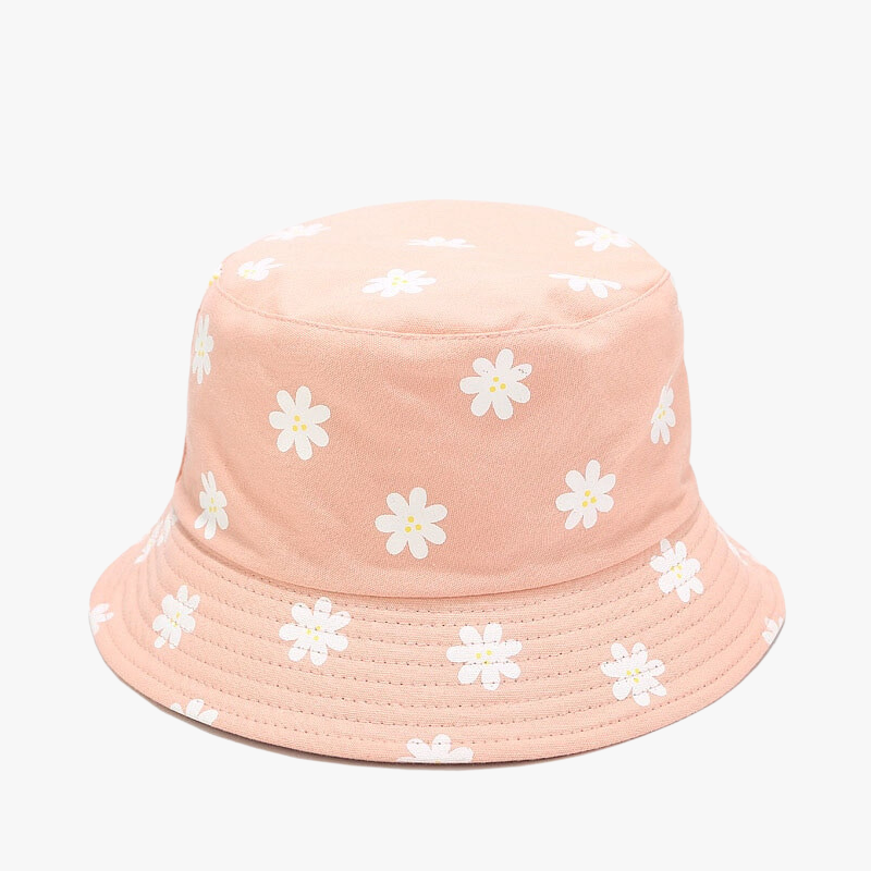 Bucket Hat Floral Pink