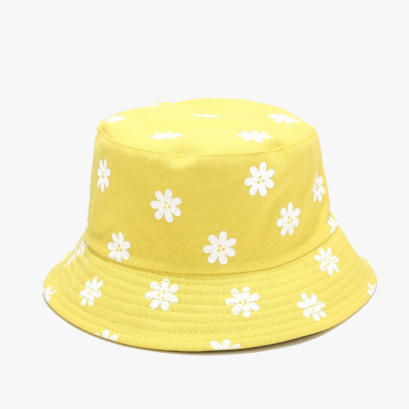 Bucket Hat Floral Yellow