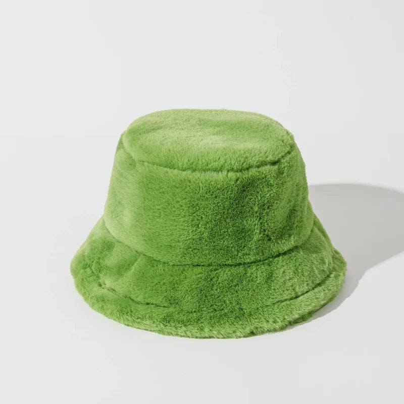 Bucket Hat Fuzzy Green