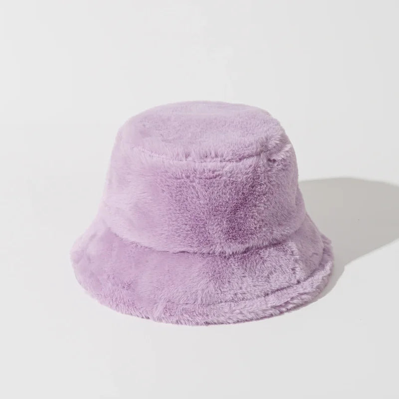 Bucket Hat Fuzzy Purple
