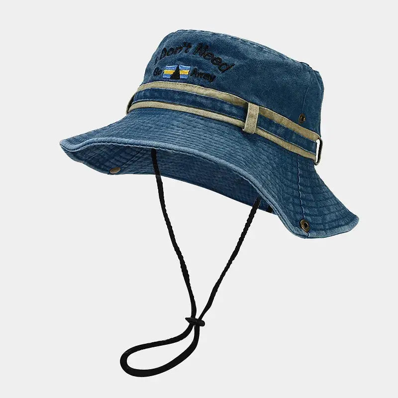 Bucket Hat Mens Blue