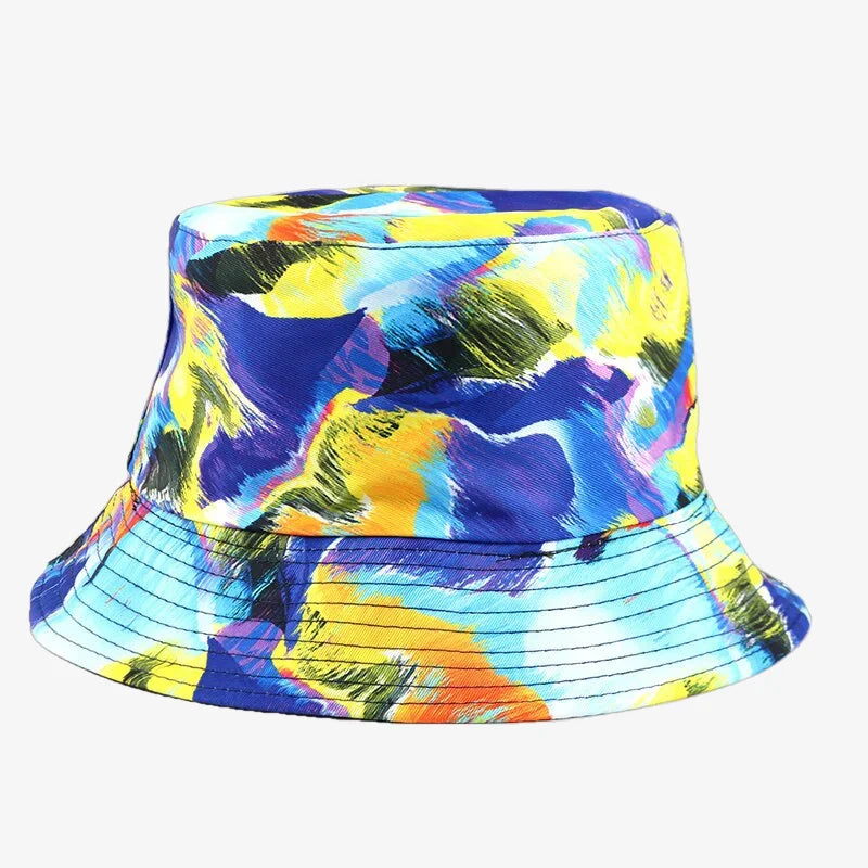 Bucket Hat Multicolor Blue