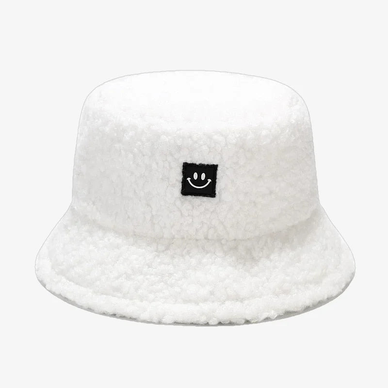 Bucket Hat Sherpa White