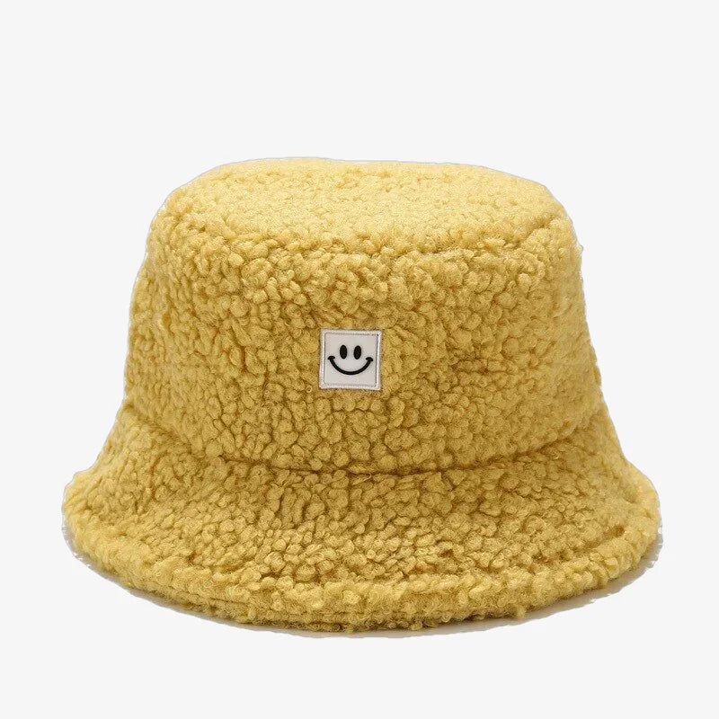 Bucket Hat Sherpa Yellow