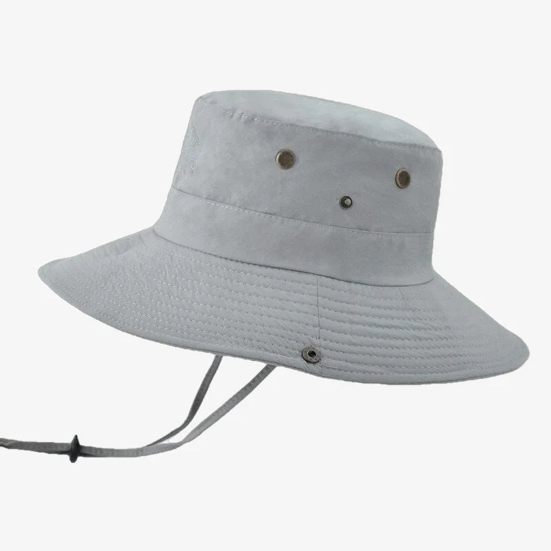 Bucket Hat String Grey