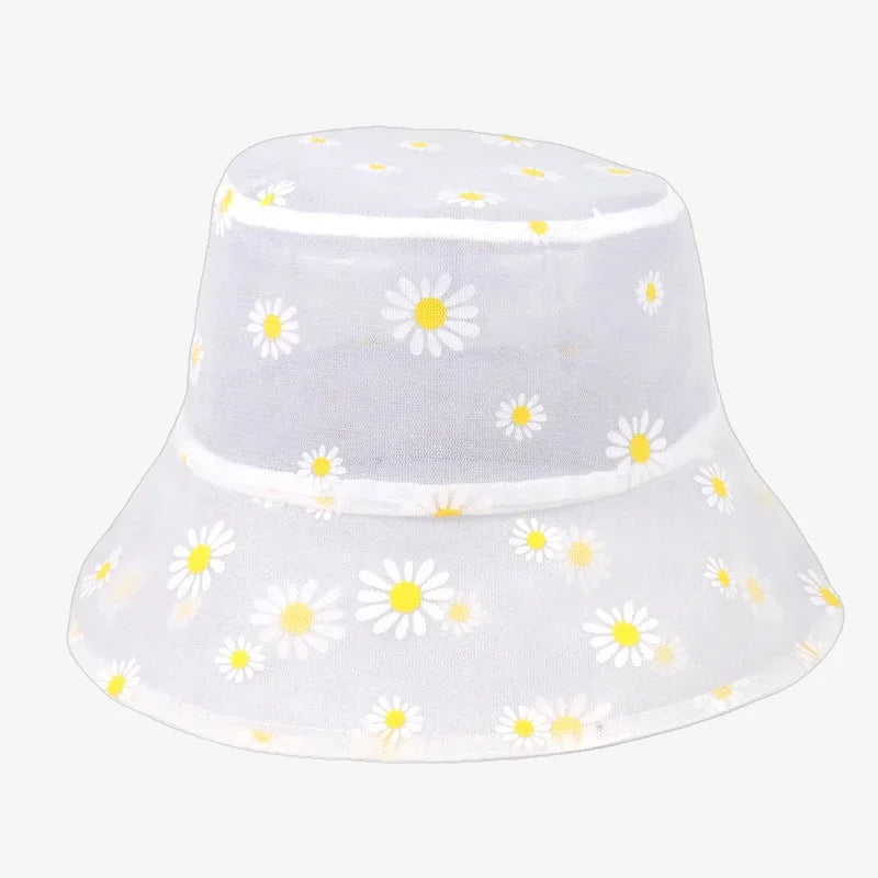 Bucket Hat Transparent White