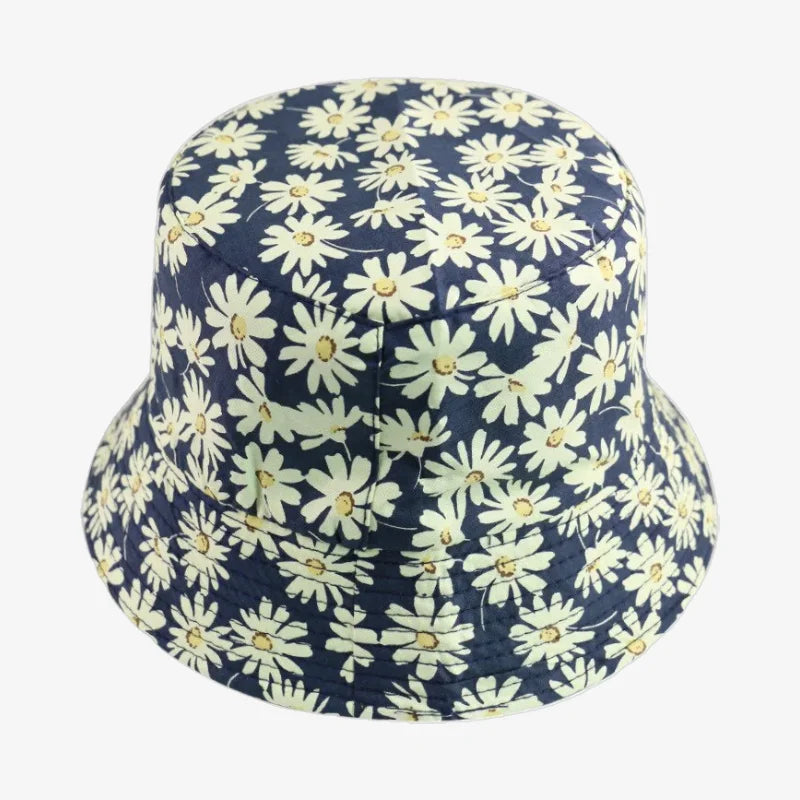 Bucket Hat With Flowers