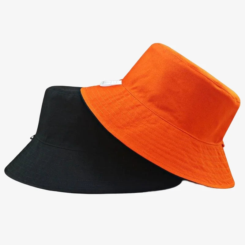 Bucket Hats for Big Heads Orange / 56 - 59cm