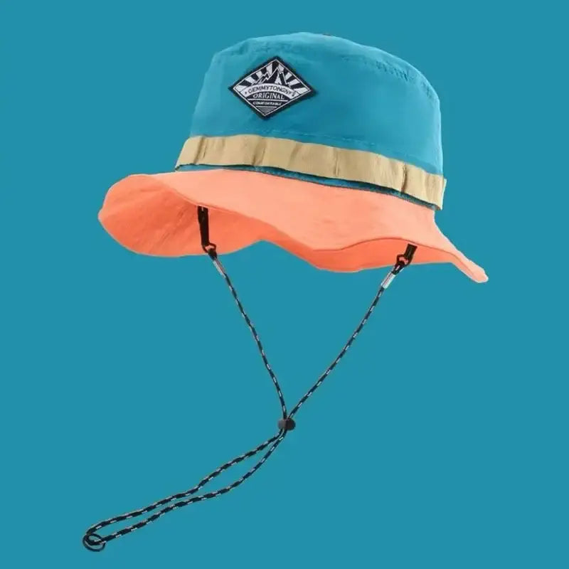 Colorful Bucket Hat Blue