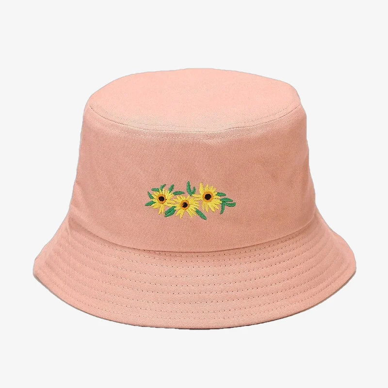 Flower Bucket Hat Pink