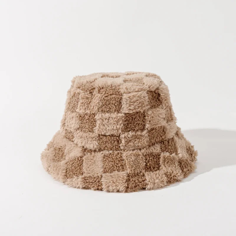 Fuzzy Bucket Hats Camel