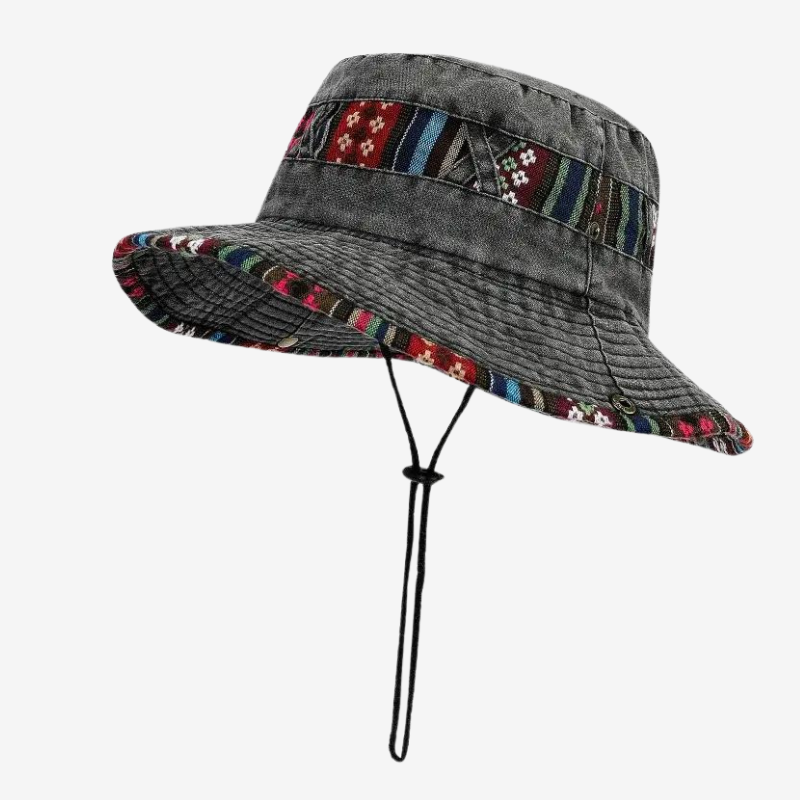 Hippie Bucket Hat Grey
