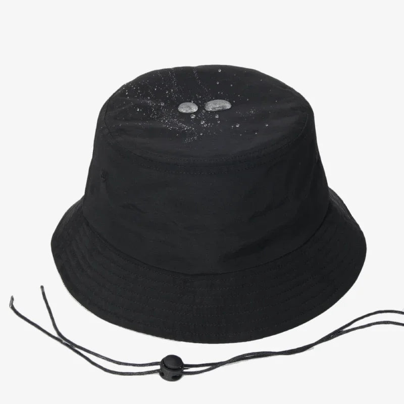 Men Bucket Hats Black / 56cm