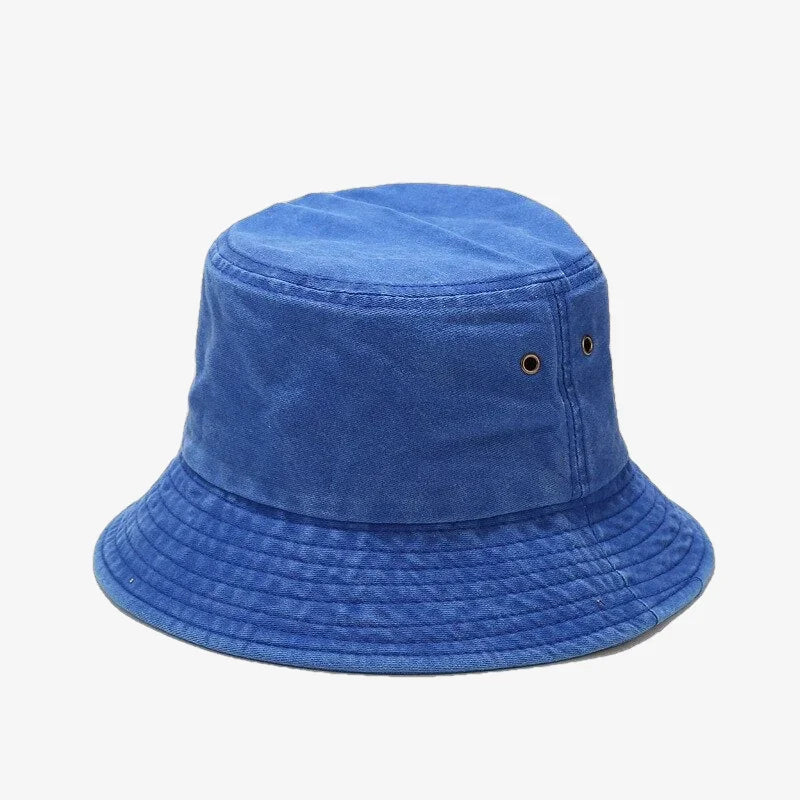 Mens Denim Bucket Hat Blue
