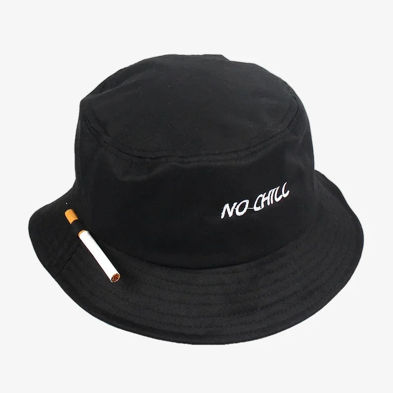 No Chill Bucket Hat Black