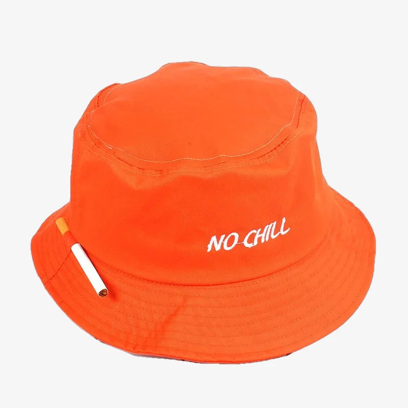 No Chill Bucket Hat Orange