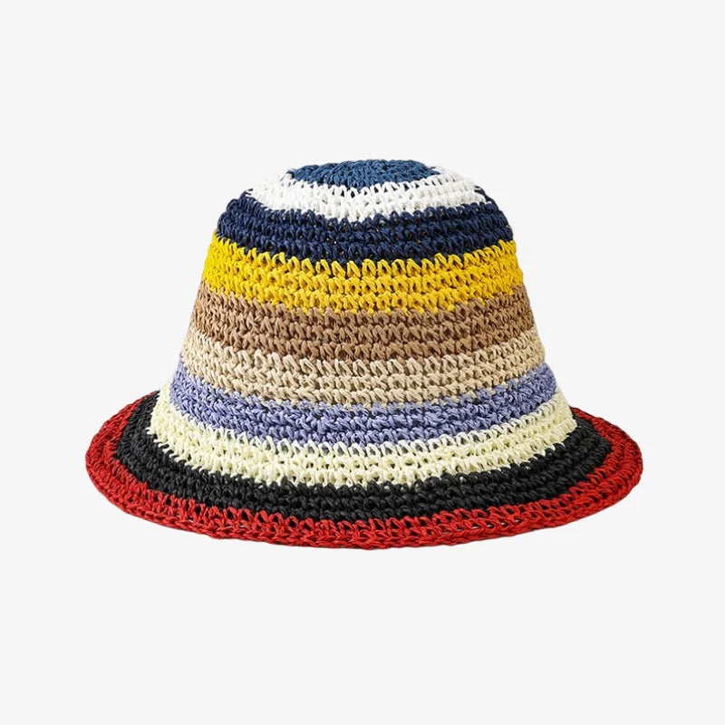 Rainbow Crochet Bucket Hat 3