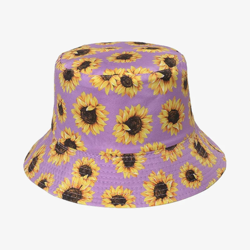 Sunflower Bucket Hat Purple