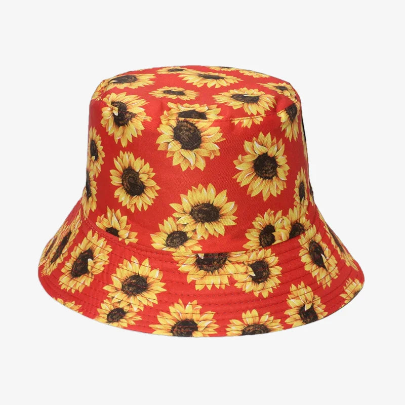 Sunflower Bucket Hat Red